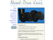 Tablet Screenshot of nomadcases.com